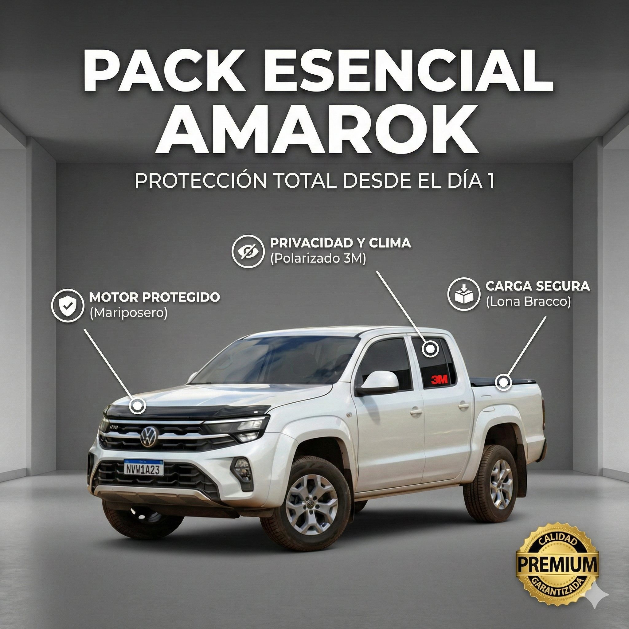 Pack Esencial Amarok: El Kit "Salida de Concesionaria"