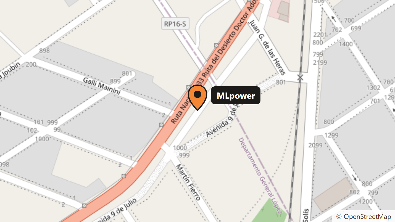 Mapa: MLpower en Av. 9 de Julio 837, Firmat, Santa Fe